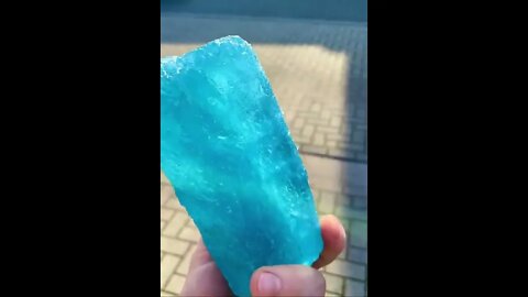 Aquamarine crystal from Mozambique