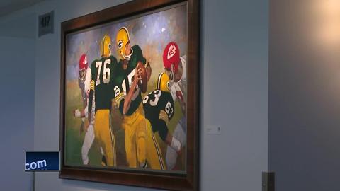 New Green Bay Packers art on display at Lambeau Field