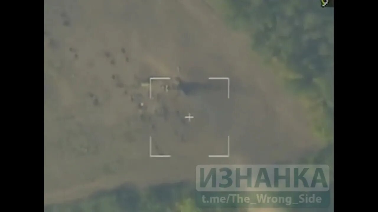 Destruction by Allied artillery of the M777 howitzer in the area of the locality of Perezdnoye