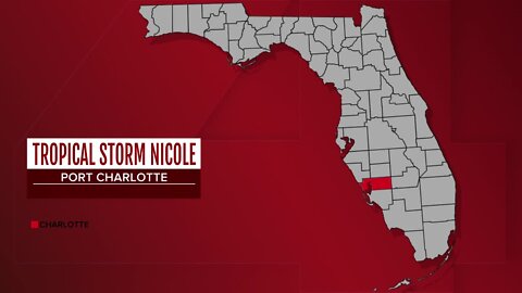 Tracking Nicole in Charlotte County