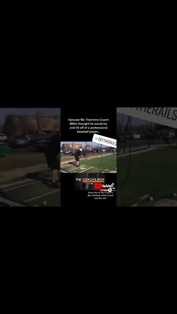 TCB EP96: Coach Miller tries to hit off of professional baseball player, Alec Kisena… and fails…