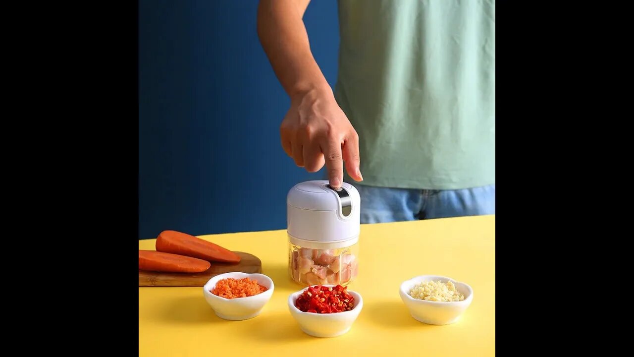 Electric garlic crusher | Mini food Masher | Mini Chili Grinder | Mini vegetable cutter