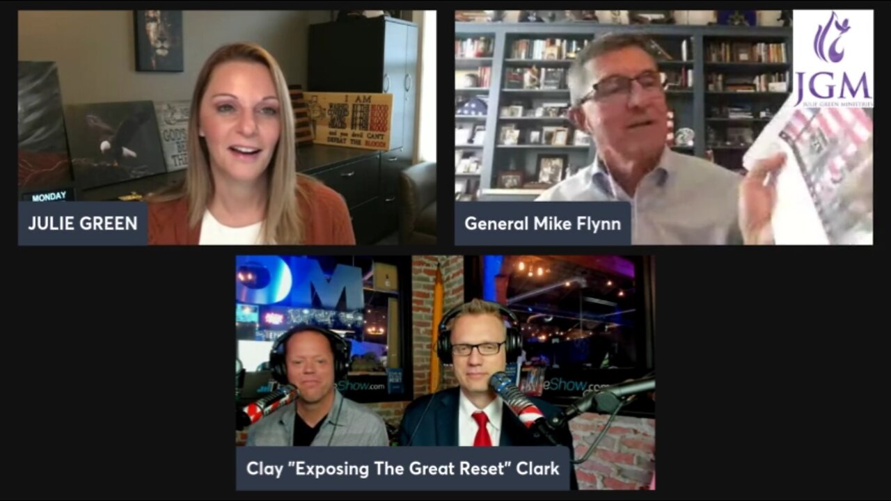 General Flynn, Clay Clark And Julie Green 10.18.22