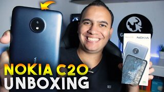 NOKIA C20 - SMARTPHONE BARATO e RESISTENTE! Unboxing e Impressões