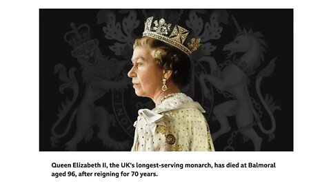 英國女王伊麗莎白二世去世