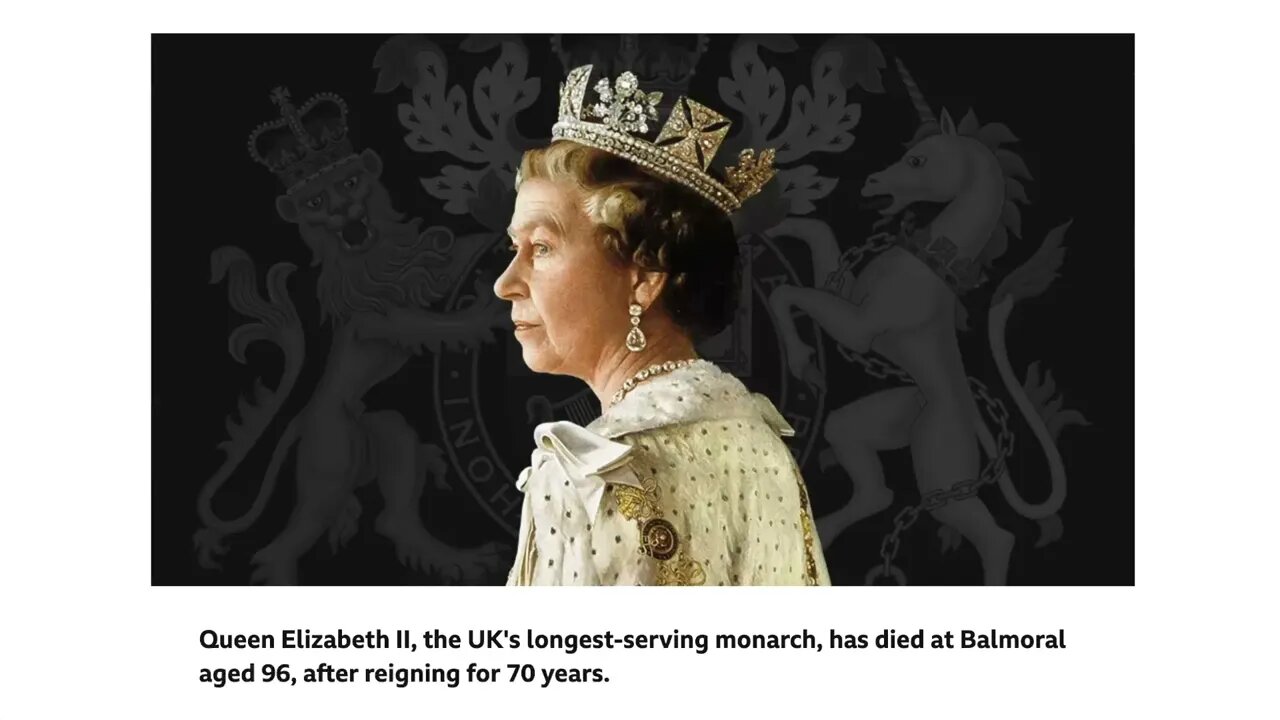 英國女王伊麗莎白二世去世