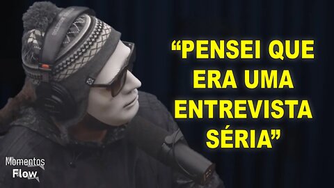 DEIXOU O PELÉ NERVOSO NA ENTREVISTA | MOMENTOS FLOW