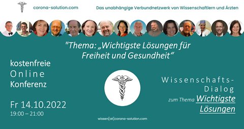 Corona-Solution | "Wichtigste Lösungen für Freiheit und Gesundheit“