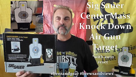 Sig Sauer Knock Down Silhouette Air Gun Target w Reset unboxing