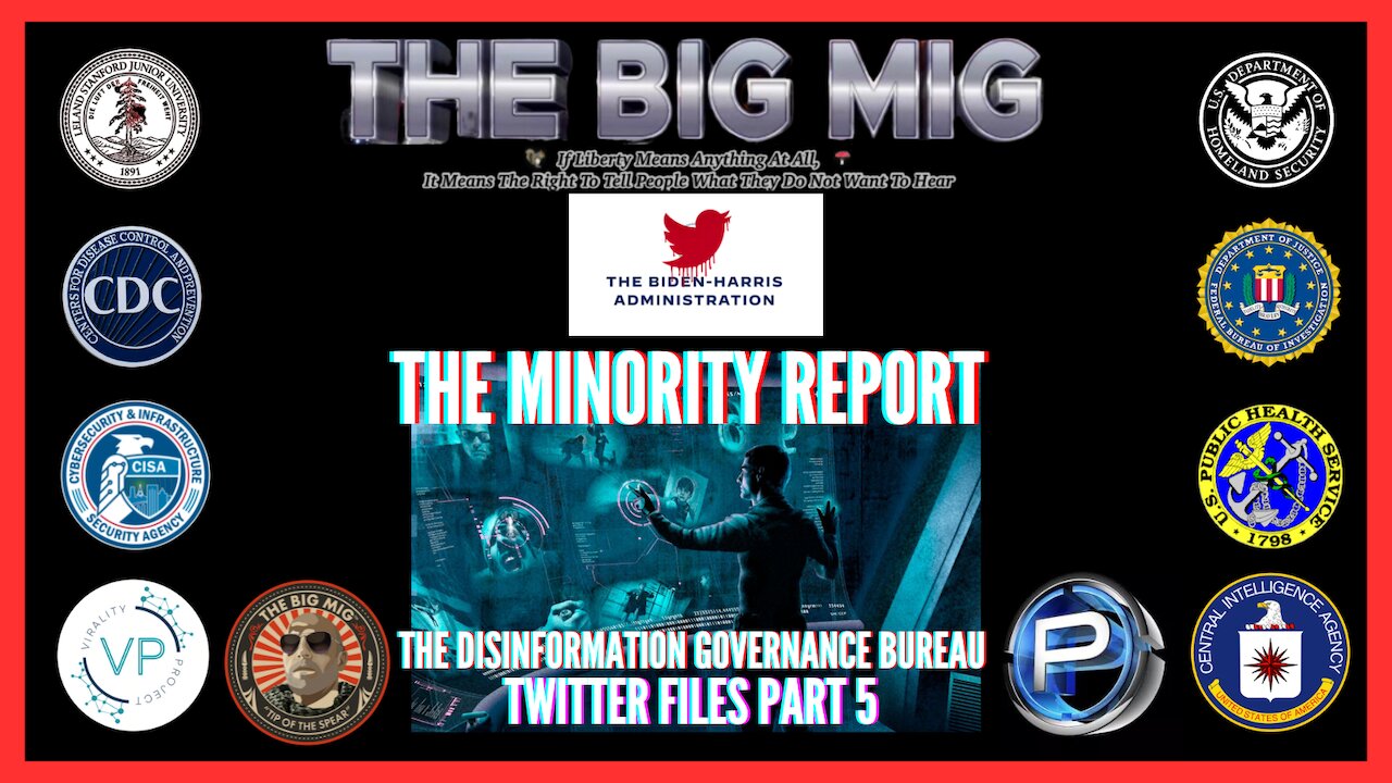 TWITTER FILES PART 5: THE MINORITY REPORT |EP59