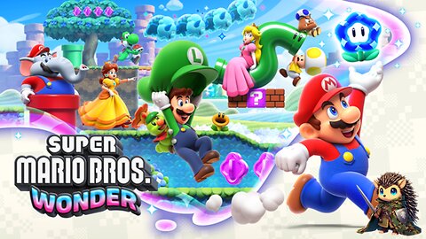 Completing Fluff-Puff Peaks Coins and Flagpoles - Super Mario Bros Wonder BLIND [12]
