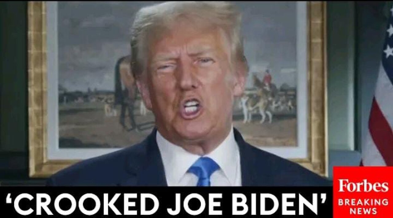 BREAKING NEWS: Trump Rails Against Biden, DOJ Following Arrest In Georgia