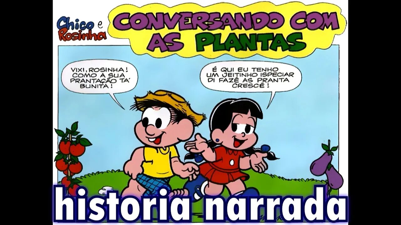 Chico&Rosinha em-Conversando com as plantas | Gibis do Rapha