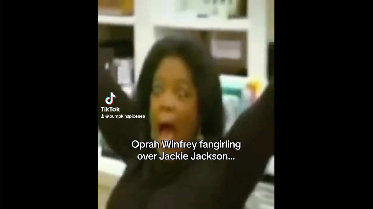 Oprah Winfrey fangirling over Jackie Jackson…