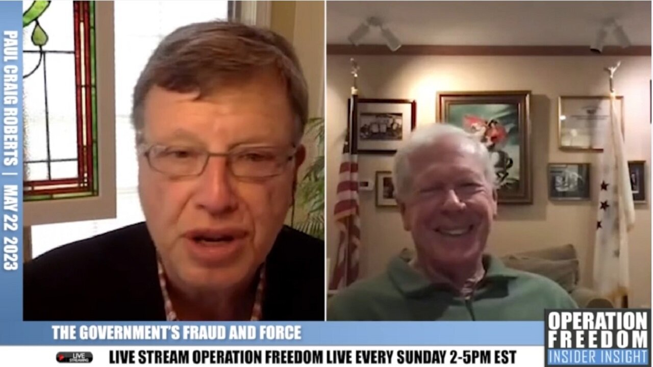Dr. Roberts: The Government's Fraud & Force. This is maybe Doctor's best interview!