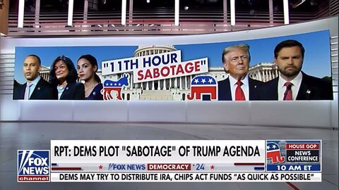 House Democrats reportedly plotting ’sabotage’ of Trump’s agenda (November 12, 2024)