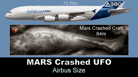 MARS Crashed UFO - Airbus Size. ArtAlienTV 4K