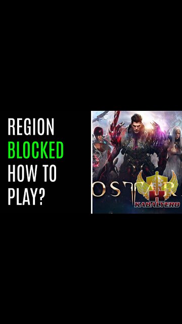 Lost Ark - Not Available In Region / HOW TO PLAY - Gaming / #Shorts (9:16)