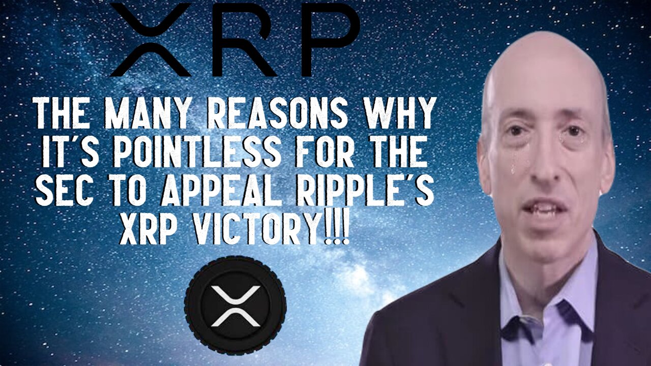 The MANY Reasons Why It's Pointless For The SEC To Appeal Ripple's XRP Victory!!!