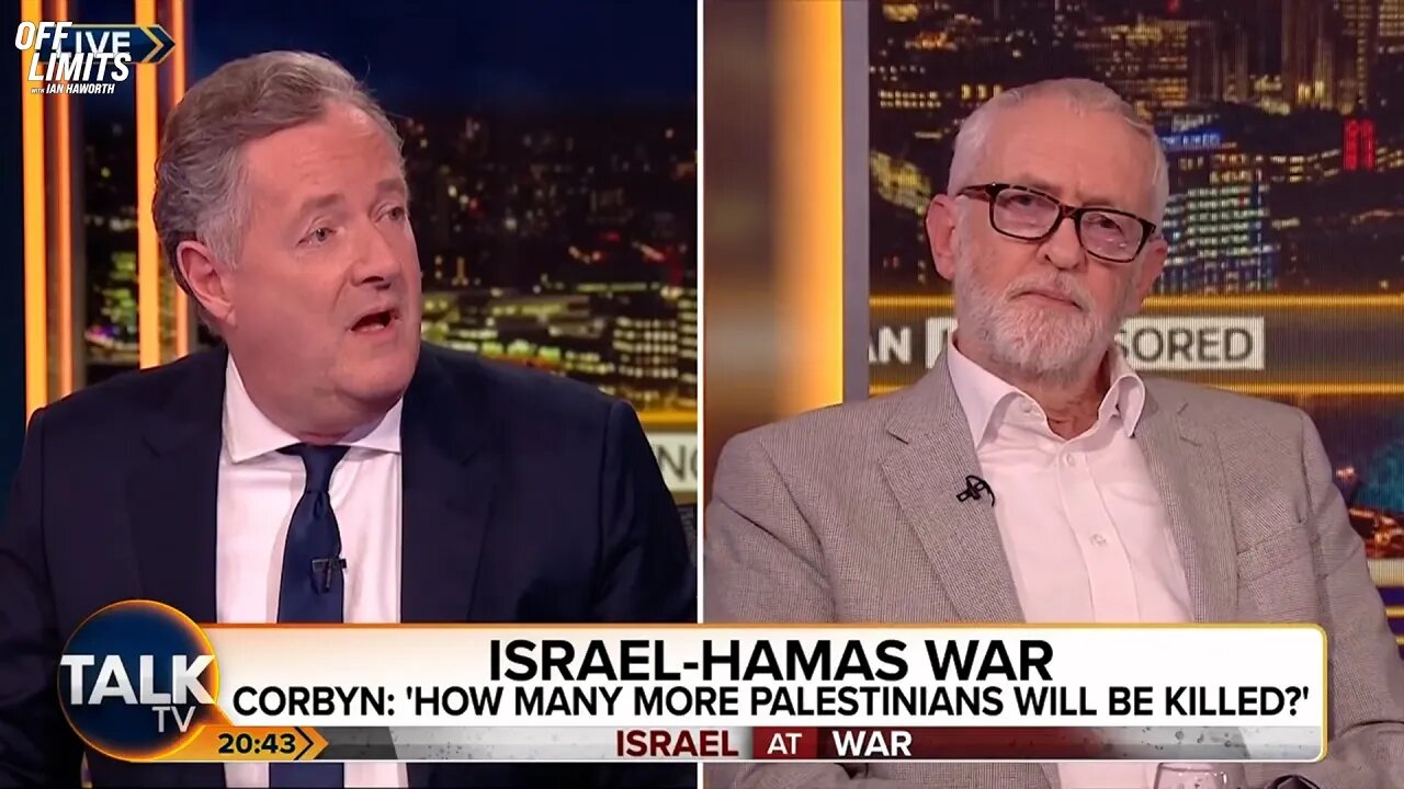 'Why Won't You Call Hamas Terrorists?' Jeremy Corbyn Has A Meltdown During Debate With Piers Morgan