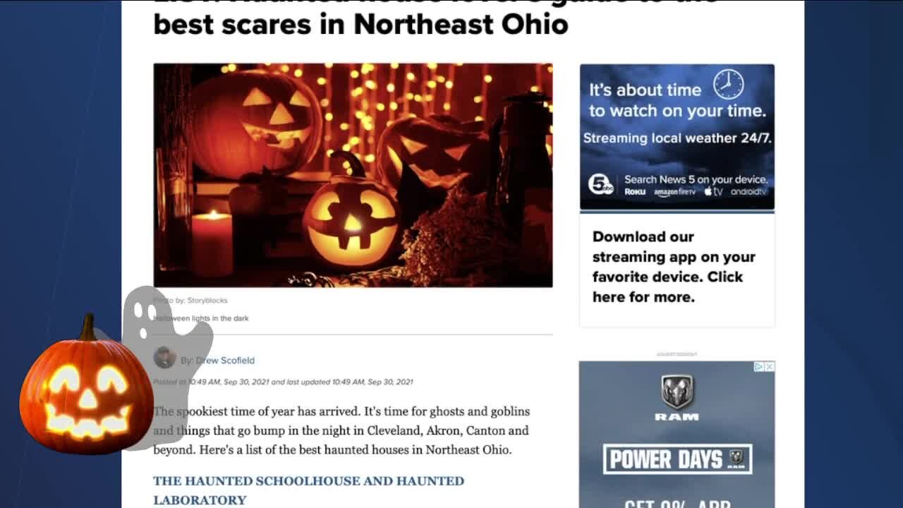 LIST: Haunted house lover's guide to the best scares in Northeast Ohio