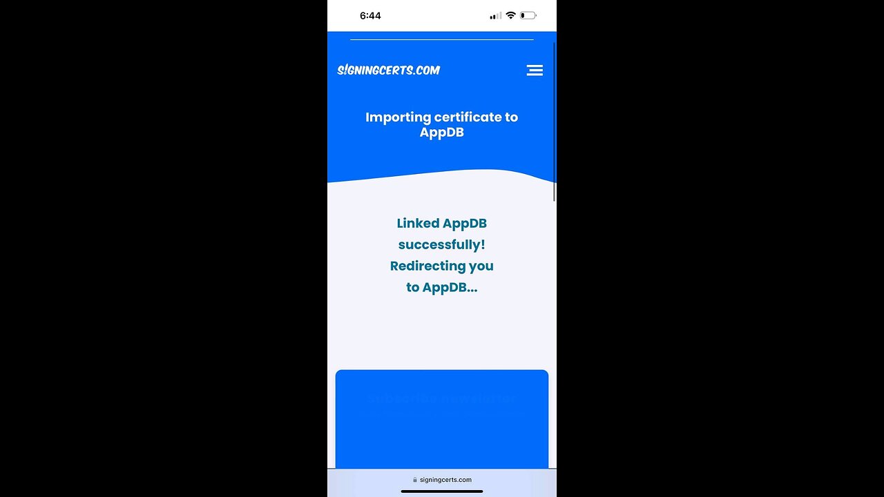 How To Import A Paid Certificate To AppDB