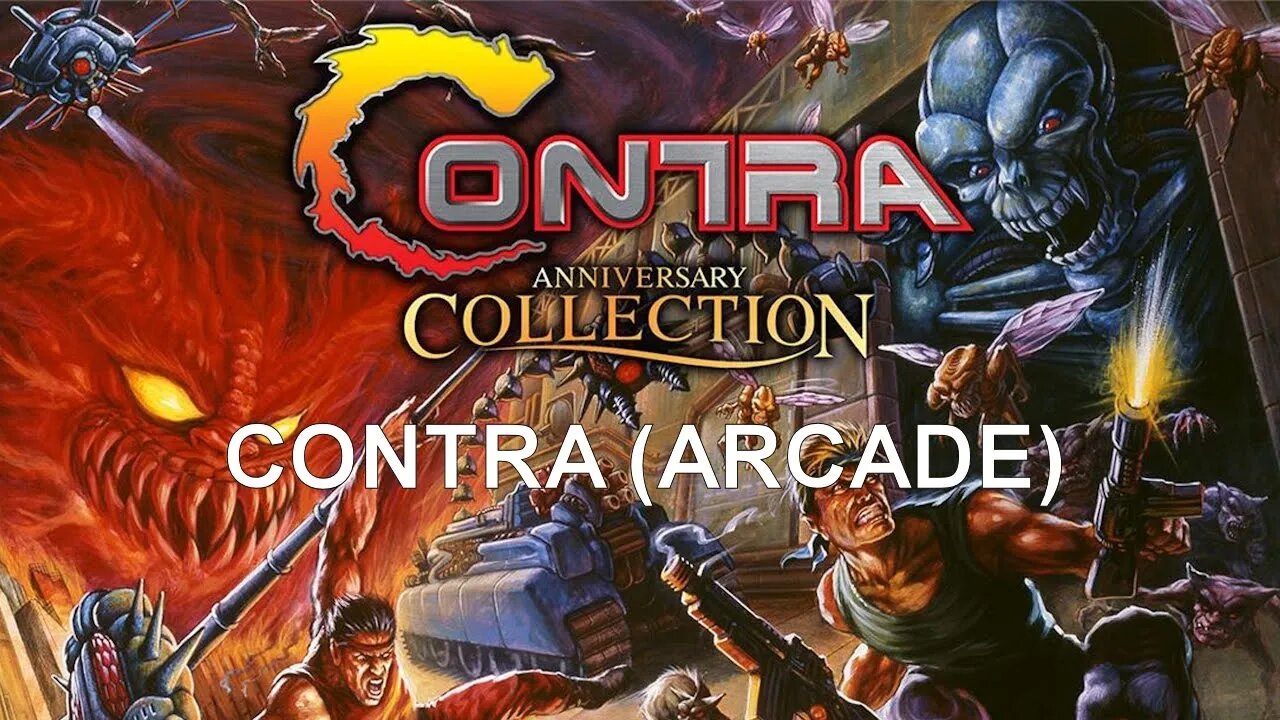 Contra (PS4) - Anniversary Collection Gameplay (Arcade)