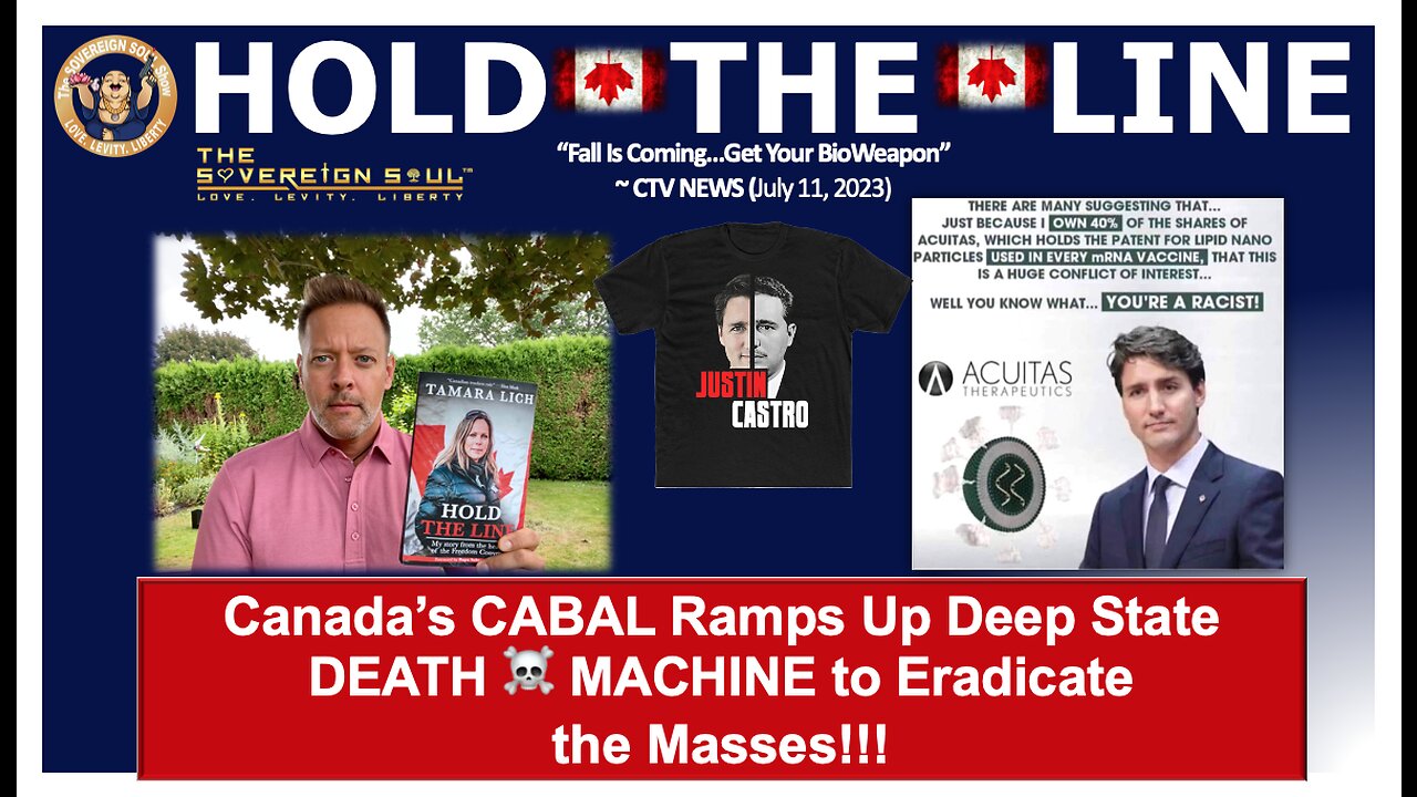 HOLD. THE. LINE. Canada’s CABAL Ramps Up Deep State DEATH ☠️ MACHINE to Eradicate the Masses!!!