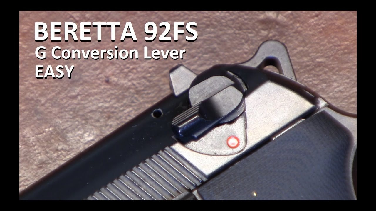 Beretta 92FS Easy G Conversion lever