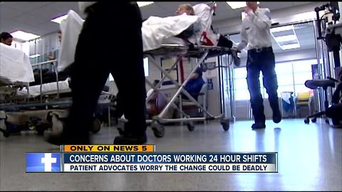 Cleveland hospitals may allow first year doctors to work 24 hour shifts