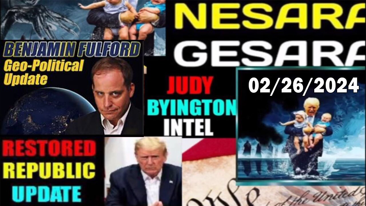 Juan O Savin. Benjamin Fulford ~ Situation Update Feb 26 ~ Trump Return- Restored Republic via a GCR