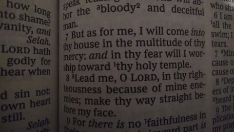 Psalm 5 KJV (Take 5.Feb.2022)