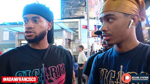 UNCUT AF Conversation With SICARII in Times Square (New York City, NY)