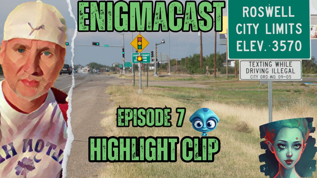 🛸💥 EnigmaCast Highlight: Unraveling the Roswell UFO Crash Mystery 🌟