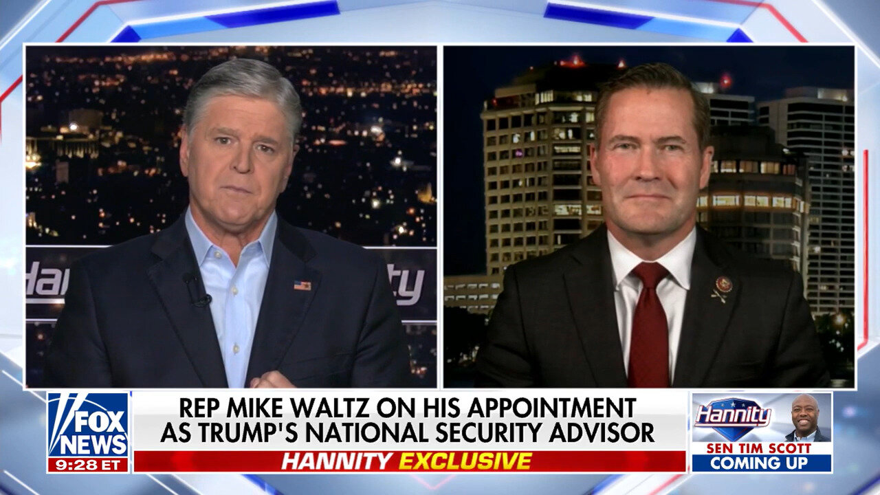 Rep. Mike Waltz Speaks On Trump Choosing Him As National Security Adviser