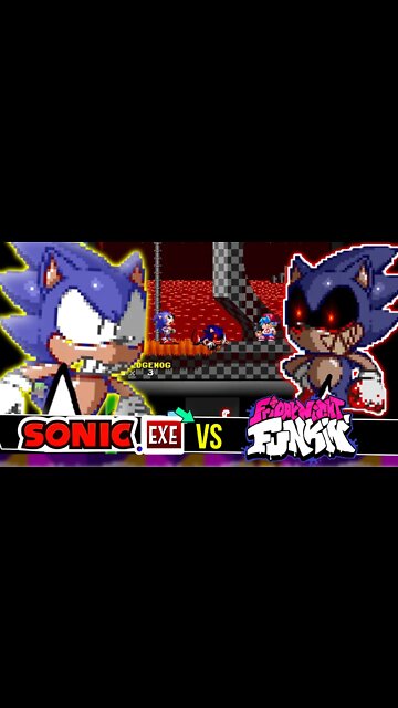 SONIC.exe ATACOU Friday Night Funkin | VS An Ordinary Sonic ROM Hack #shorts