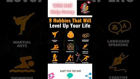 🔥9 hobbies that will level up your life🔥#shorts🔥#wildselfhelpgroup🔥18 August 2022🔥