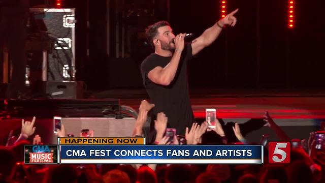 Big Names Perform For Day 2 Of CMA Fest