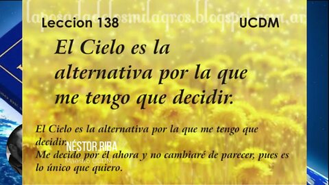 Lección 138 de un Curso de Milagros