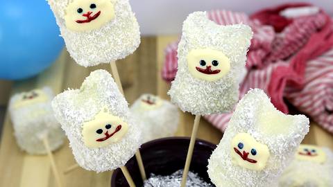 Cake Pop Schneehaserl