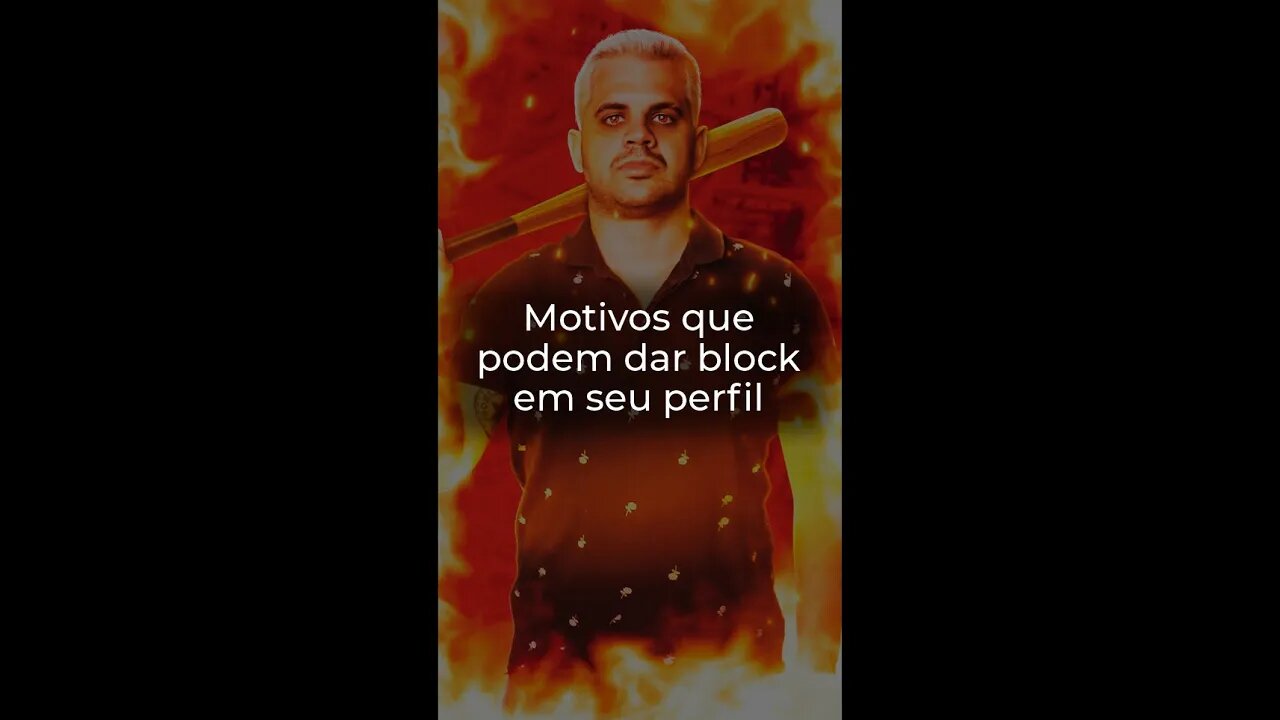 MOTIVOS QUE PODEM DAR BLOCK EM SEU PERFIL | Shorts do Berger