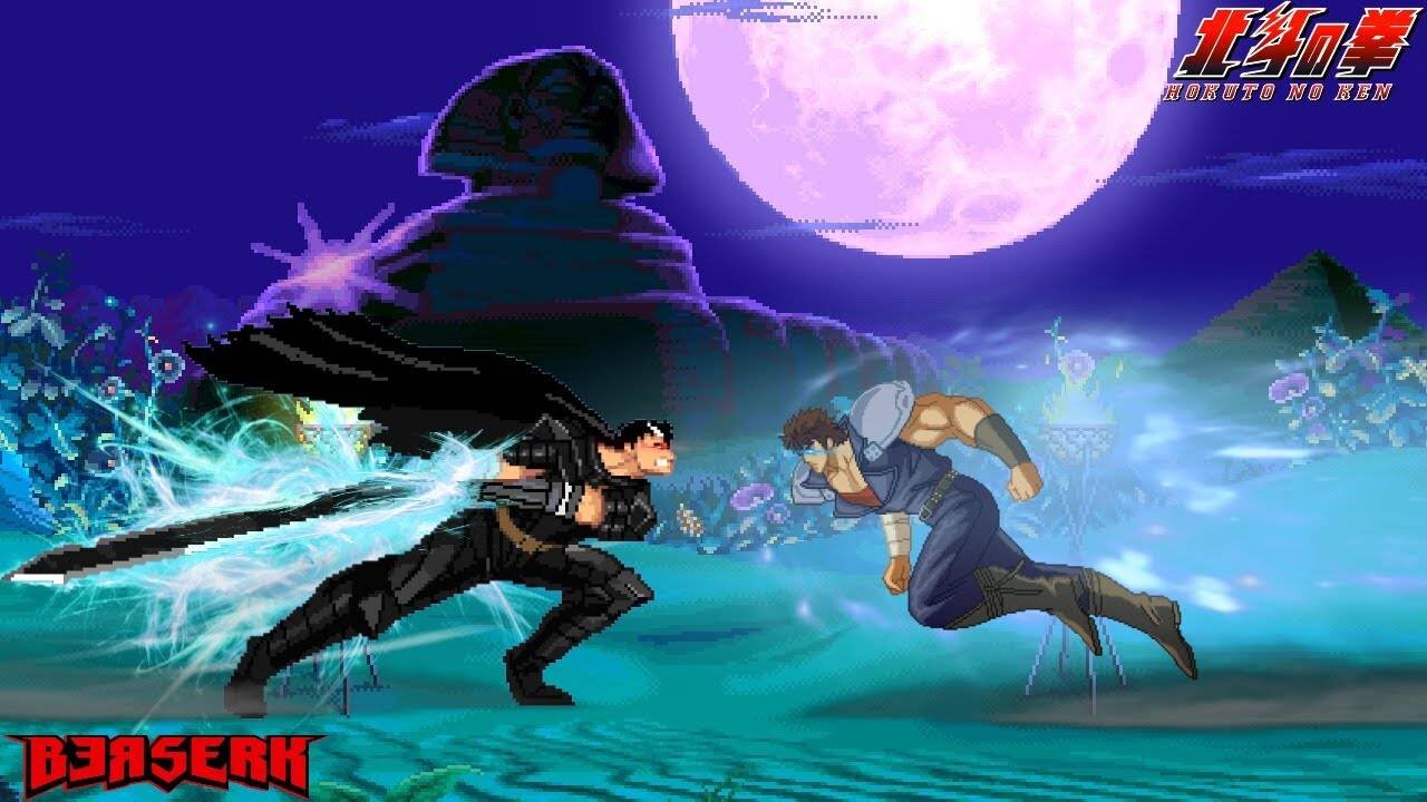 Guts vs. Kenshiro - Berserk X Hokuto no Ken (Fist of the Star)