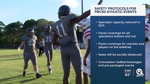 Palm Beach County schools update athletic safety protocols