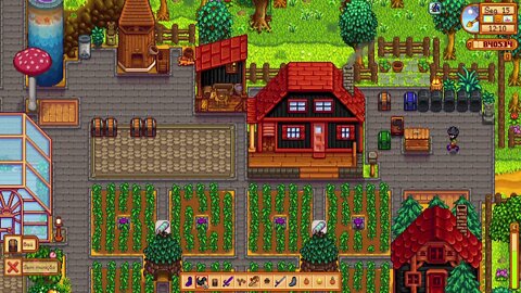 Stardew Valley ano 7 organizando inventário PS5 road to 100%