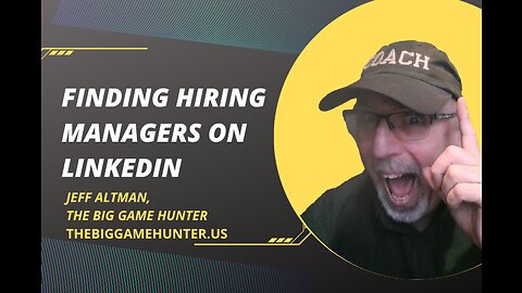 Finding Hiring Managers on LinkedIn