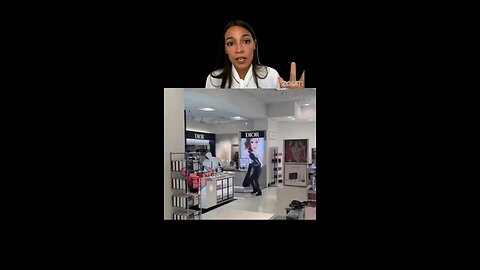 AOC says shoplifters are only stealing necessities like food to feed their children #satire #aoc