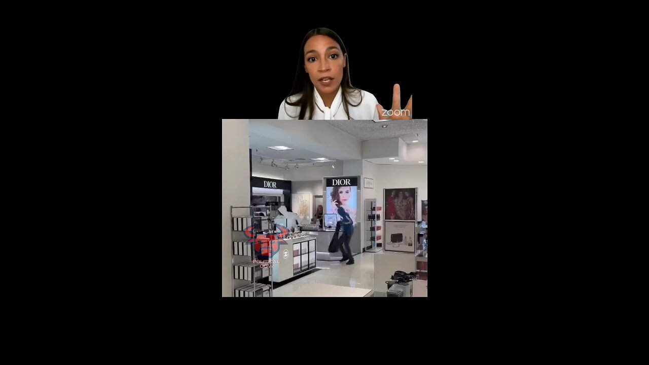 AOC says shoplifters are only stealing necessities like food to feed their children #satire #aoc