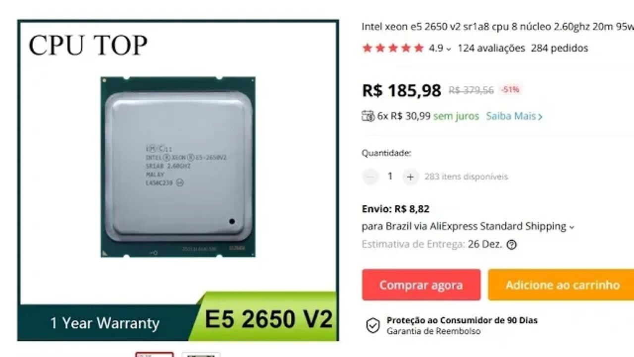 X79 Kits na faixa dos 700 Reais.
