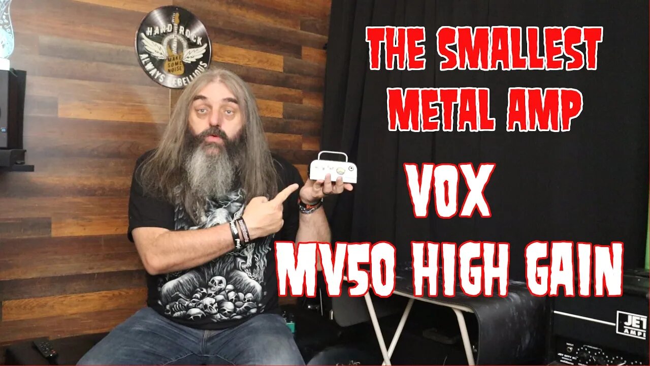 The smallest METAL Amp!!!! Vox MV50 High Gain