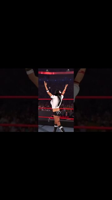 WWE 2k22 Nikki Bella Entrance With TitanTron #shorts